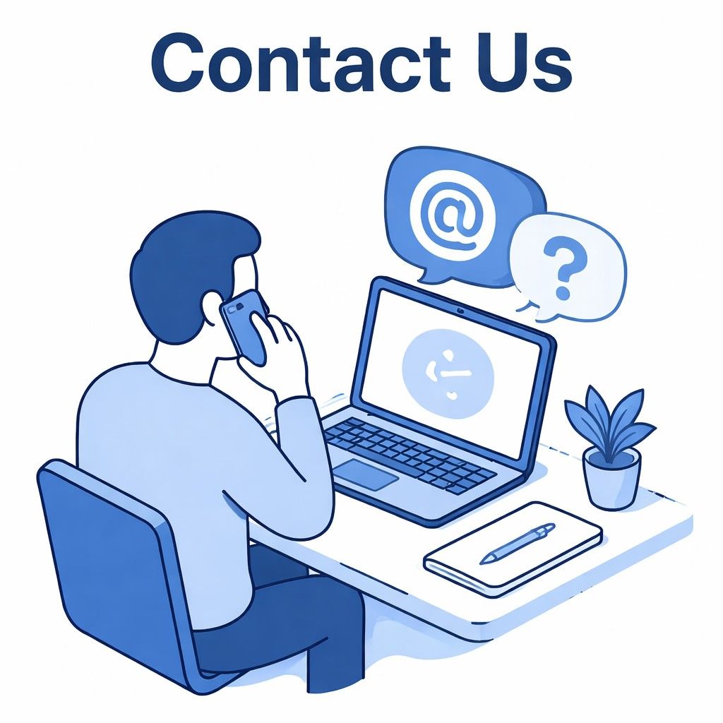 Contact illustration